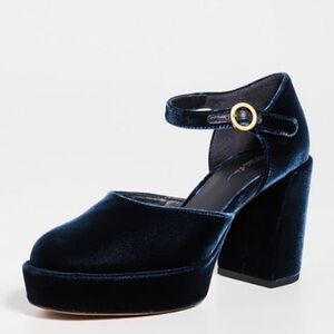 3.1 Phillip Lim Black Velvet Heels